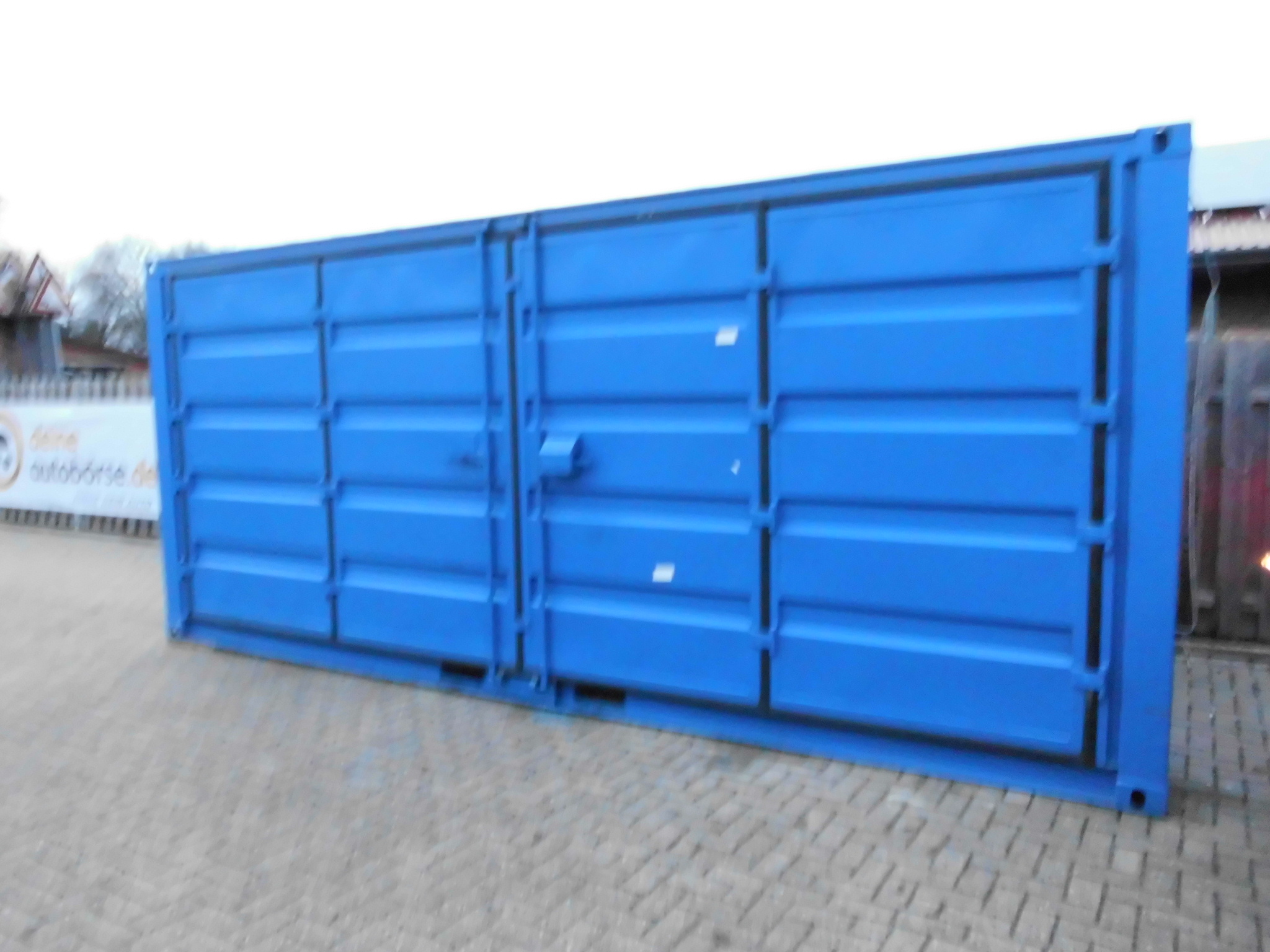 Container mit Seitentüren , open side Container , side door Container